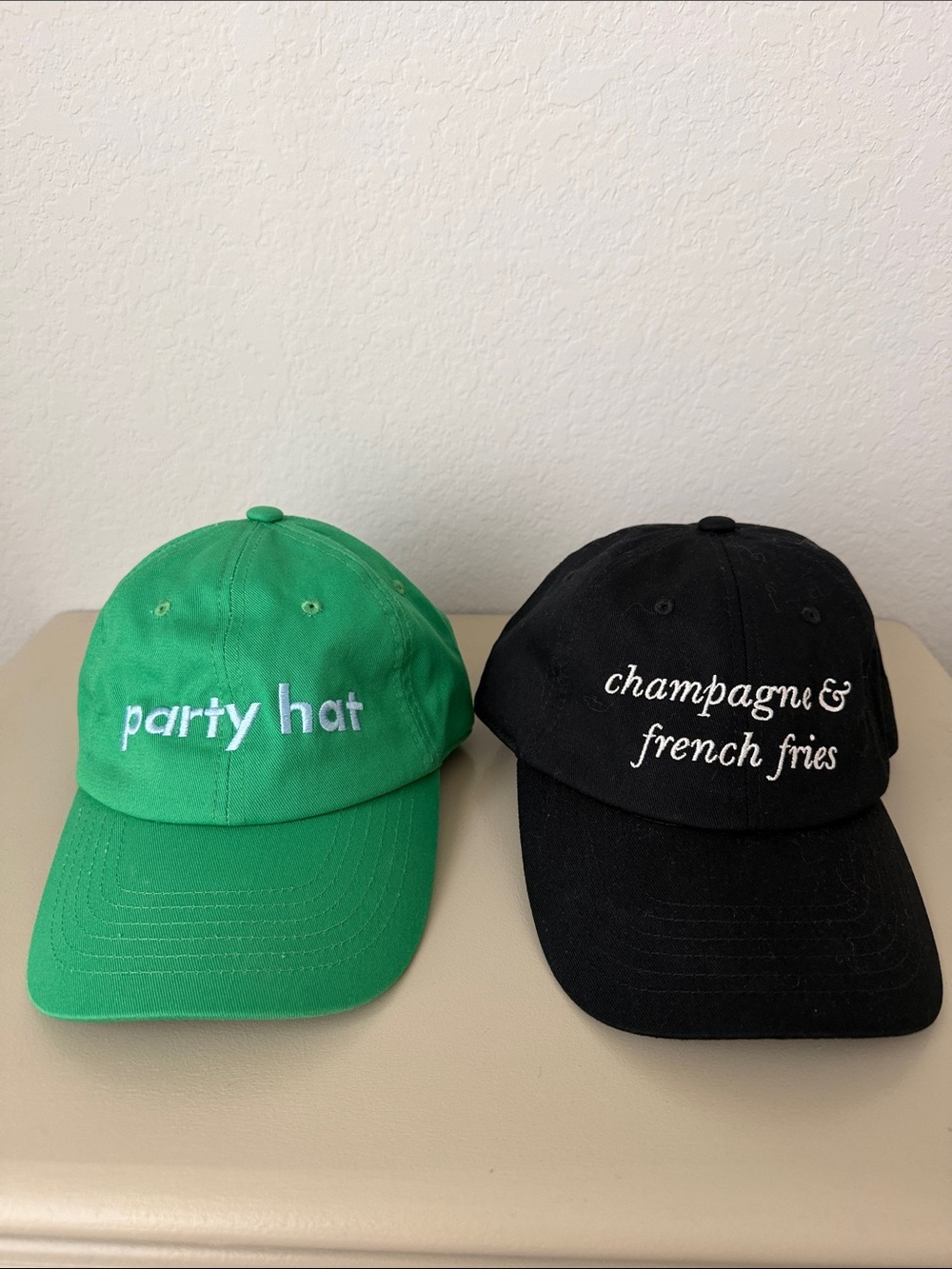 Green "party hat" Embroidered Dad Cap - Unbranded
